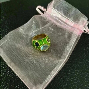 Banana Republic green and blue Cocktail Ring